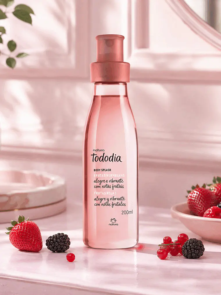 Body Splash Tododia Frutas Rojas 200 ml 3