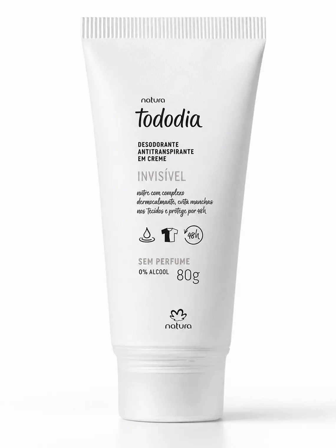 Desodorante Antitranspirante en Crema Tododia Invisible Sin Perfume 80 g 2