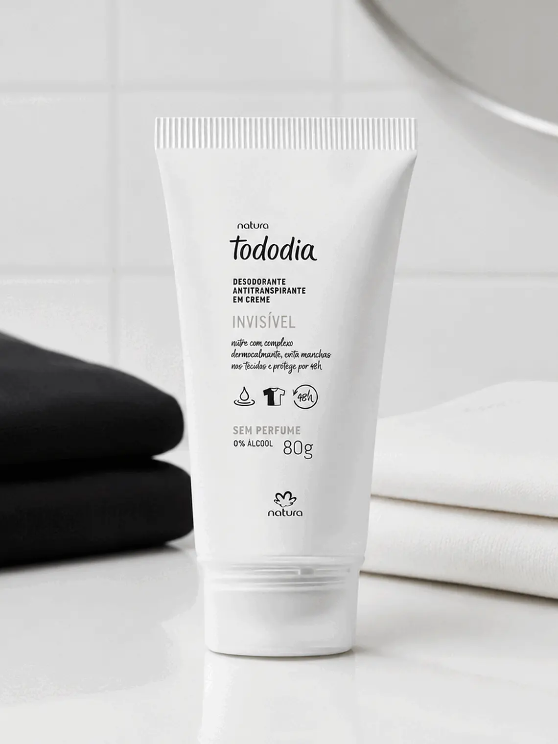 Desodorante Antitranspirante en Crema Tododia Invisible Sin Perfume 80 g 3