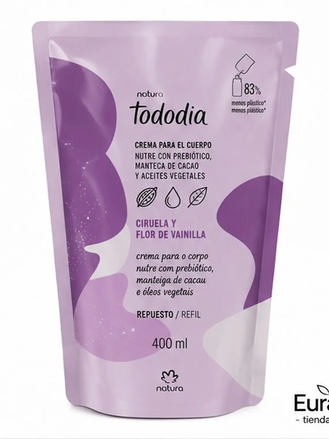 Crema para cuerpo Ciruela y Flor de Vainilla - repuesto 1