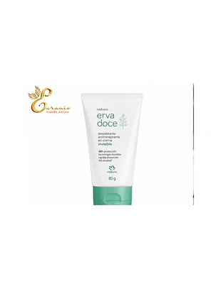 Desodorante erva doce antitranspirante en crema invisible