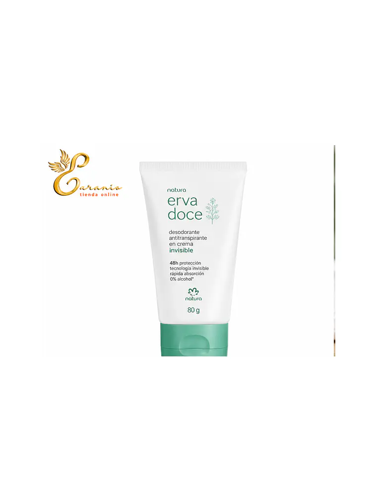 Desodorante erva doce antitranspirante en crema invisible 1