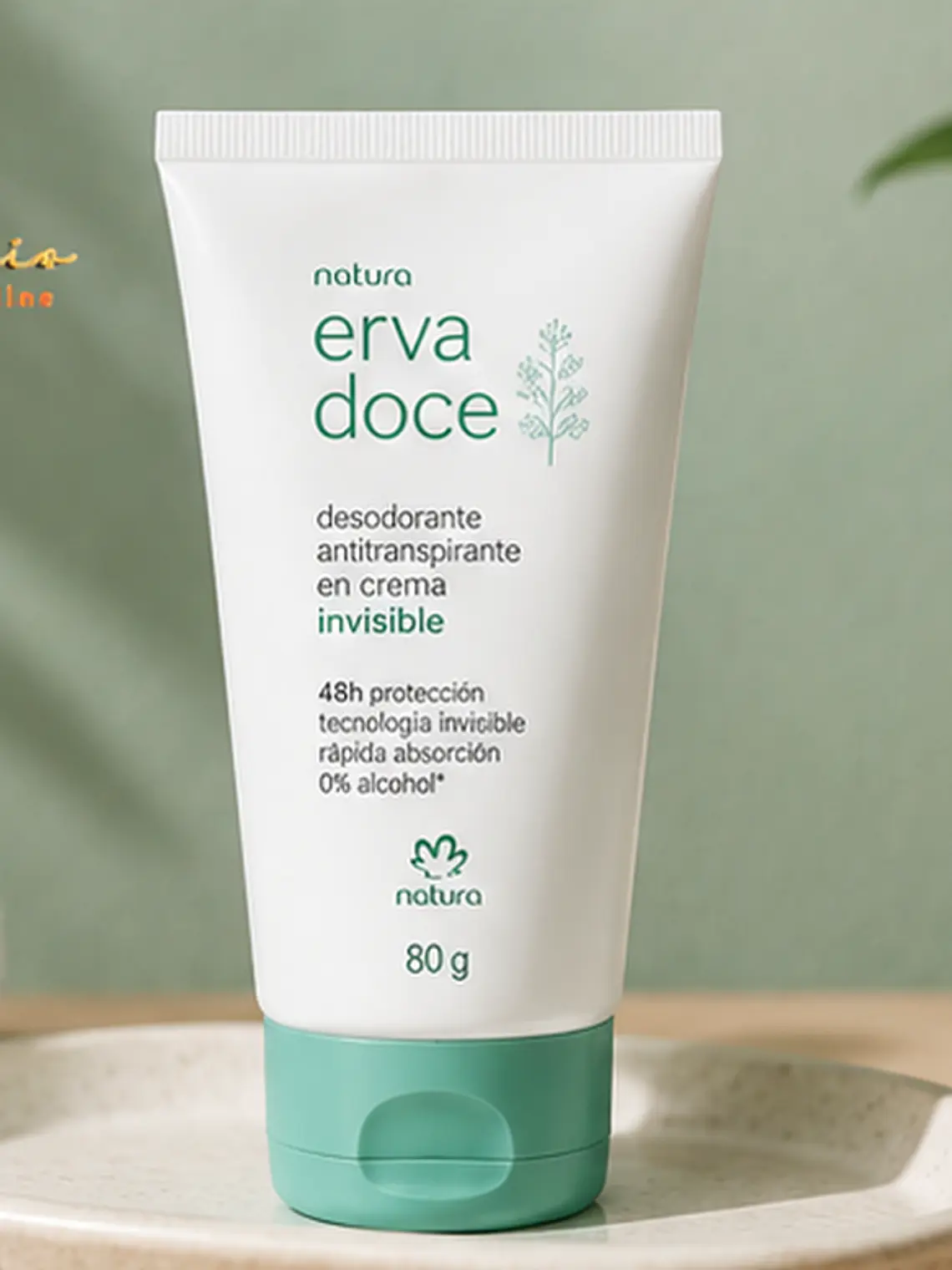 Desodorante erva doce antitranspirante en crema invisible 2