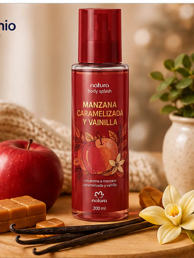Body splash manzana caramelizada y vainilla 3