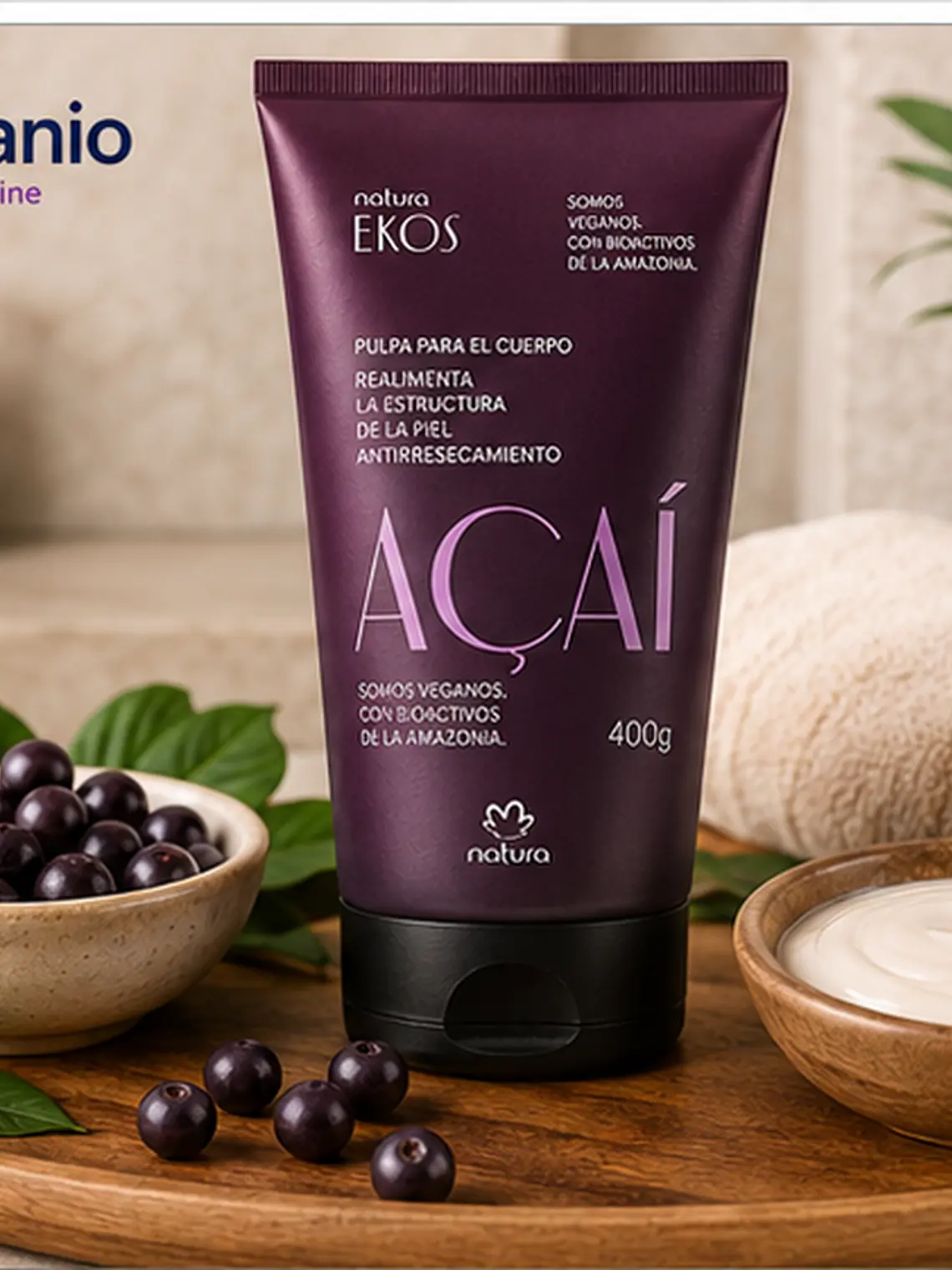 Pulpa para el cuerpo Ekos Acaí 3