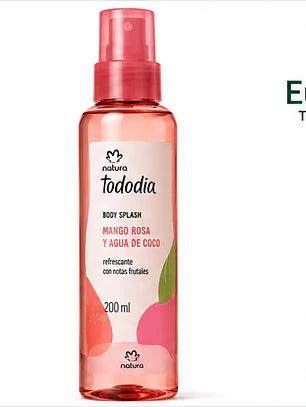 Body Splash Tododia Mango Rosa y Agua de Coco 200 ml