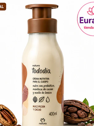 Crema Corporal Tododia Nuez Pecán y Cacao 400 ml