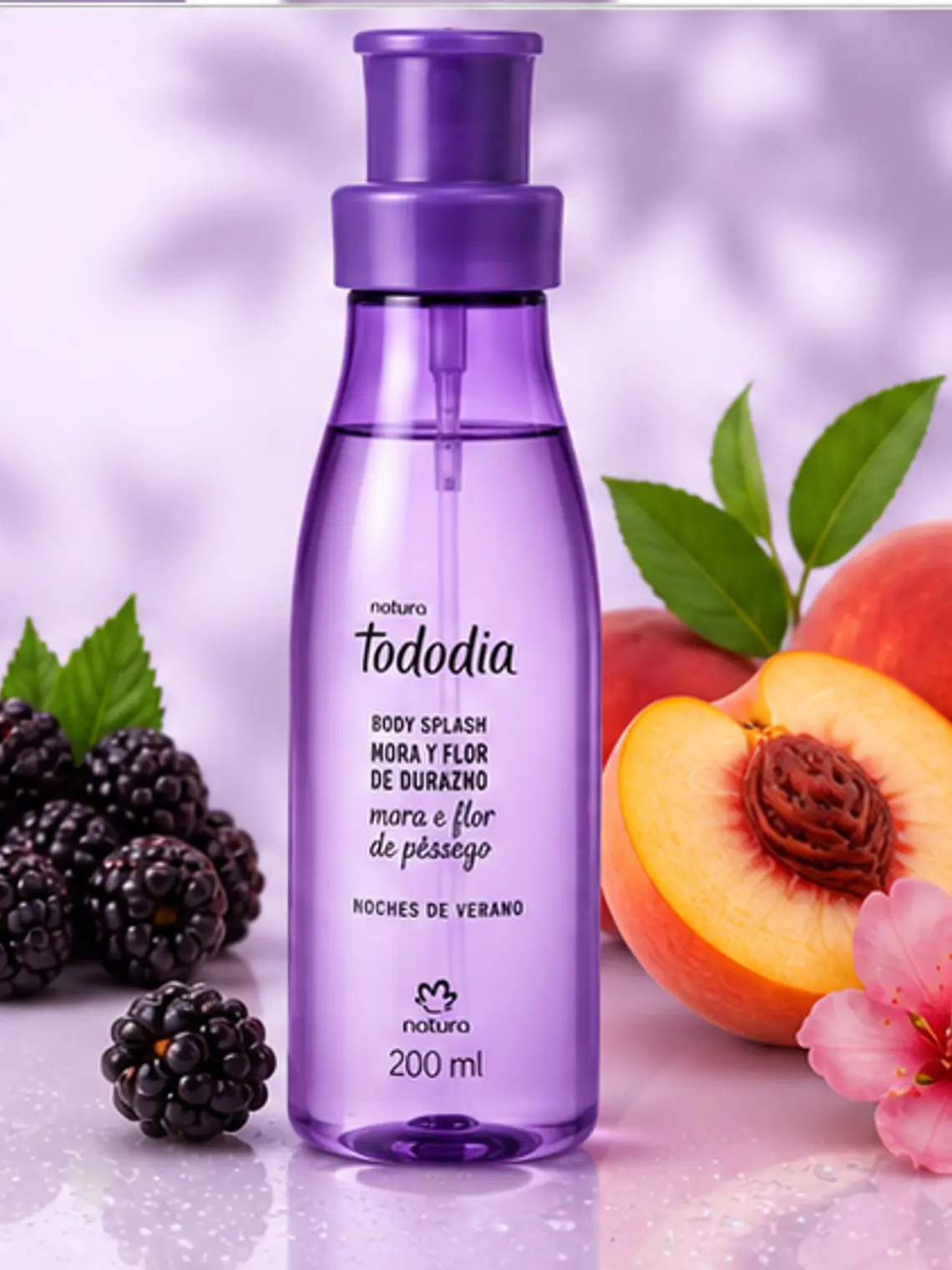 Body Splash Tododia Mora y Flor de Durazno 200 ml 4