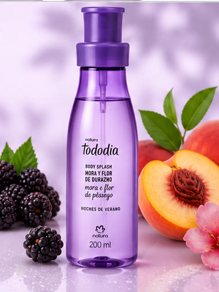Body Splash Tododia Mora y Flor de Durazno 200 ml 4