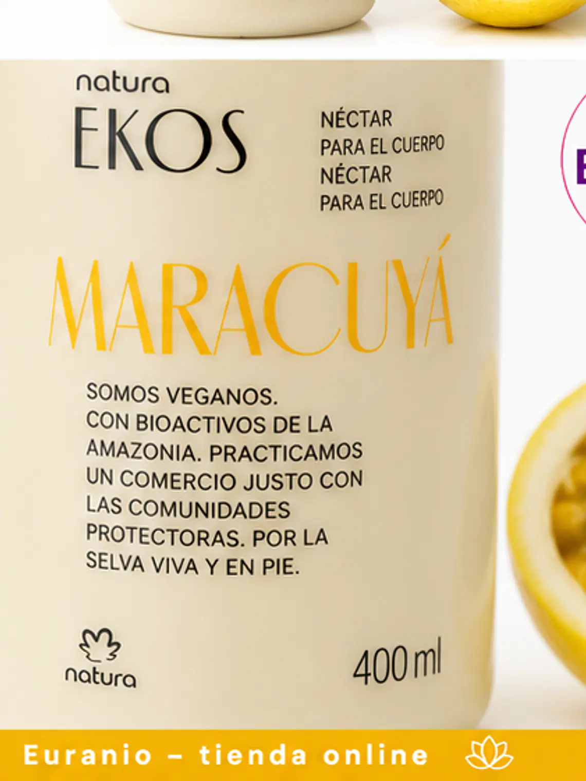 Natura Ekos Néctar Hidratante Corporal Maracuyá 400 ml 4