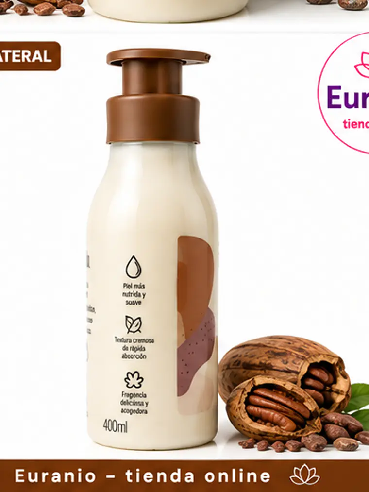 Crema Corporal Tododia Nuez Pecán y Cacao 400 ml 3
