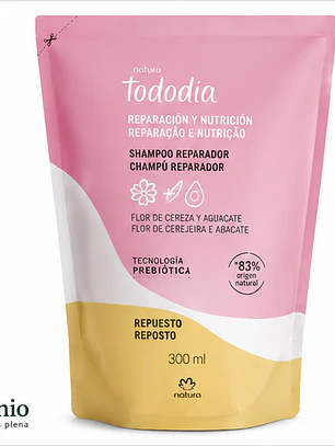 Repuesto Shampoo Reparador Flor de Cereza y Aguacate 300 ml
