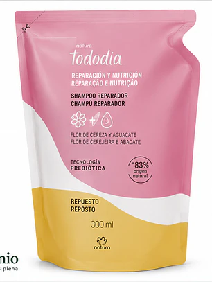 Repuesto Shampoo Reparador Flor de Cereza y Aguacate 300 ml