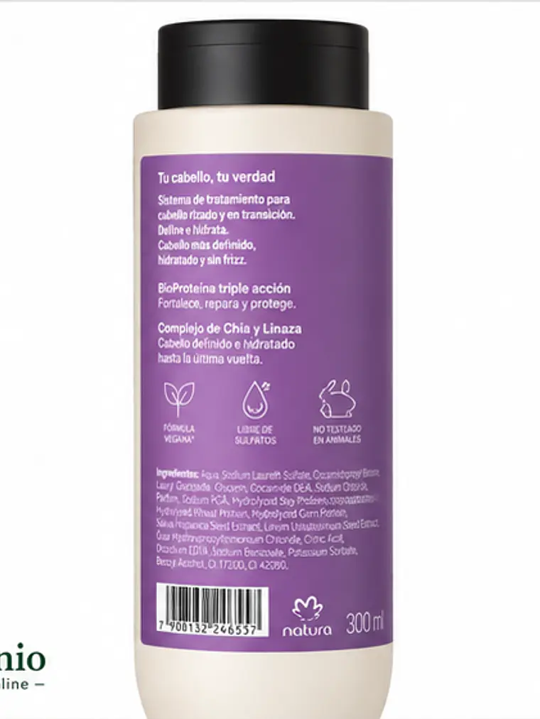 Shampoo Definición e Hidratación Rizos 300 ml 2
