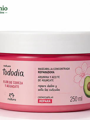 Mascarilla Reparadora Concentrada Flor de Cereza y Aguacate 250 ml