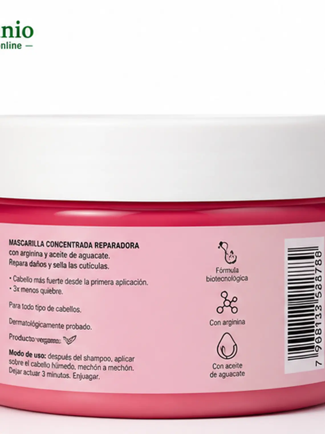 Mascarilla Reparadora Concentrada Flor de Cereza y Aguacate 250 ml 2