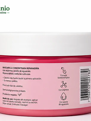 Mascarilla Reparadora Concentrada Flor de Cereza y Aguacate 250 ml