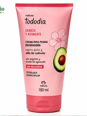 Crema para Peinar Reparadora Cereza y Aguacate 180 ml