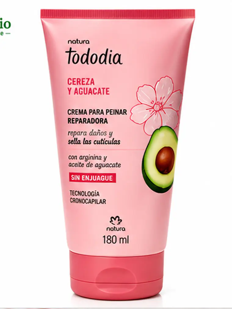 Crema para Peinar Reparadora Cereza y Aguacate 180 ml 1