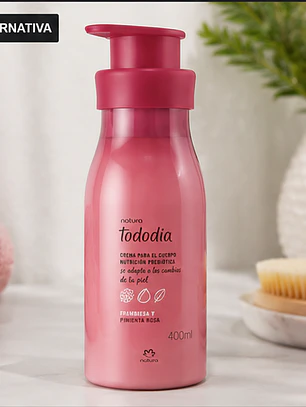 Crema para el Cuerpo Frambuesa y Pimienta Rosa 400 ml