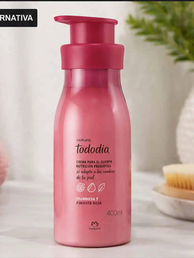 Crema para el Cuerpo Frambuesa y Pimienta Rosa 400 ml 2