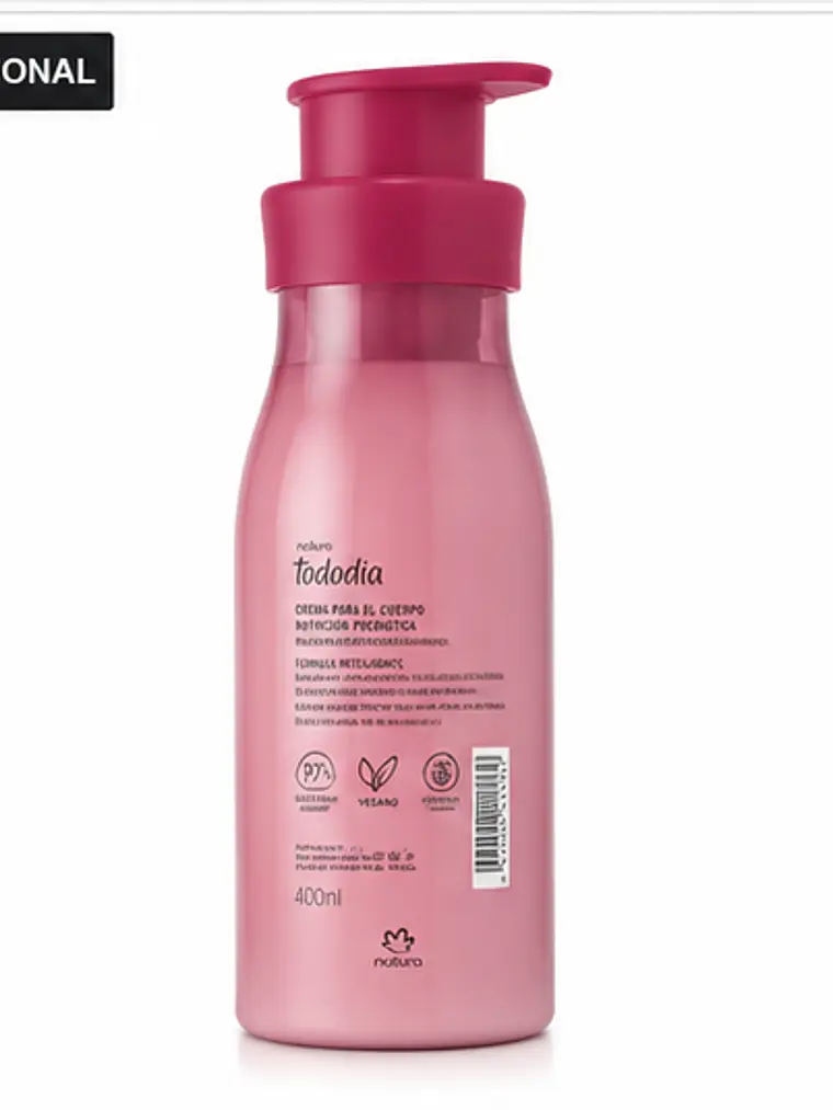 Crema para el Cuerpo Frambuesa y Pimienta Rosa 400 ml 3