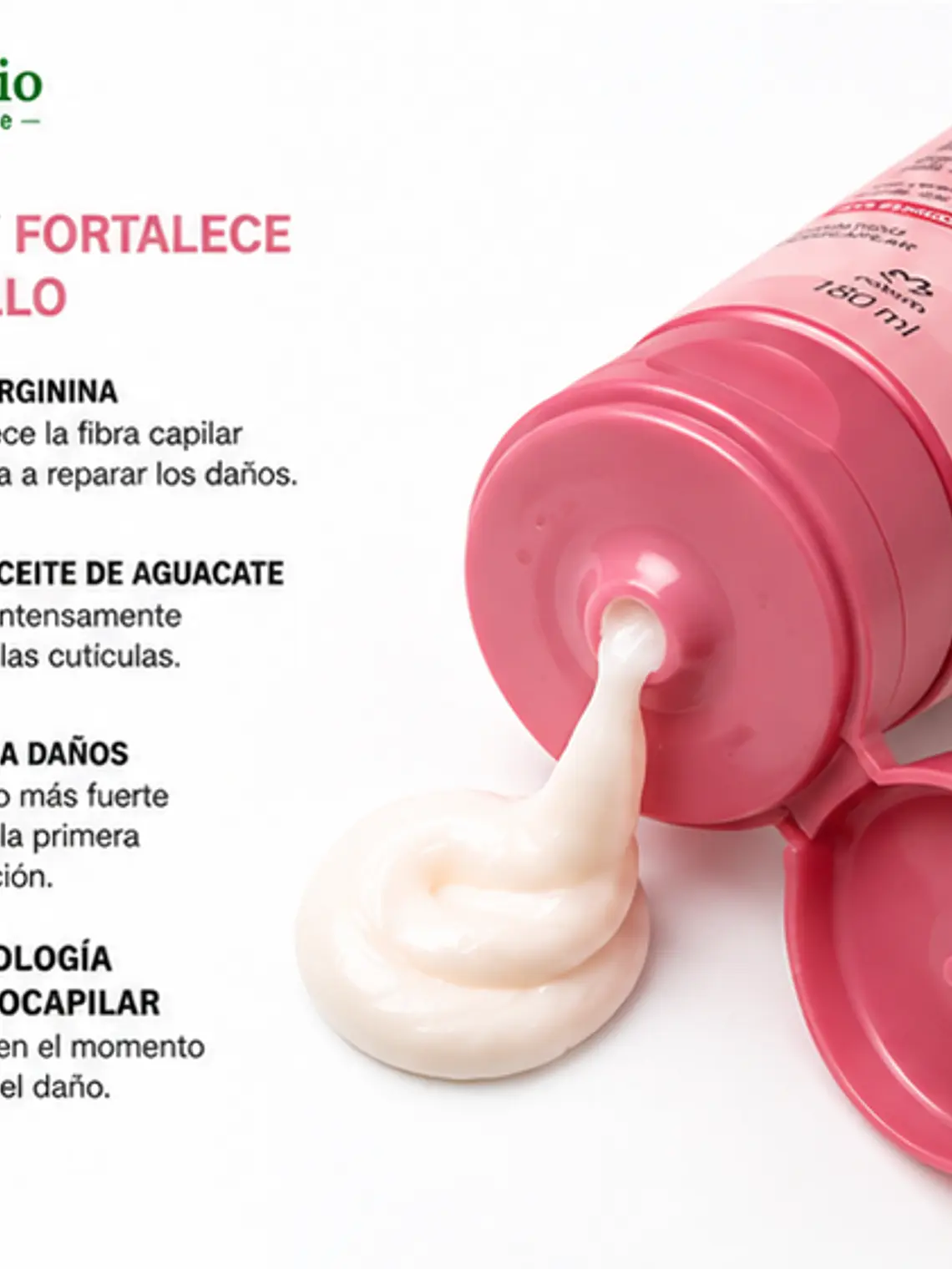 Crema para Peinar Reparadora Cereza y Aguacate 180 ml 4