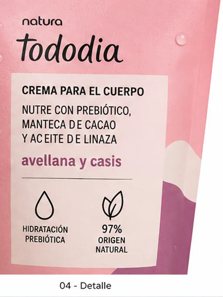 Crema para el Cuerpo Avellana y Casis Repuesto 400 ml 4