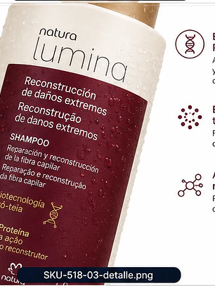 Shampoo reconstrucción de daños extremos 300 ml