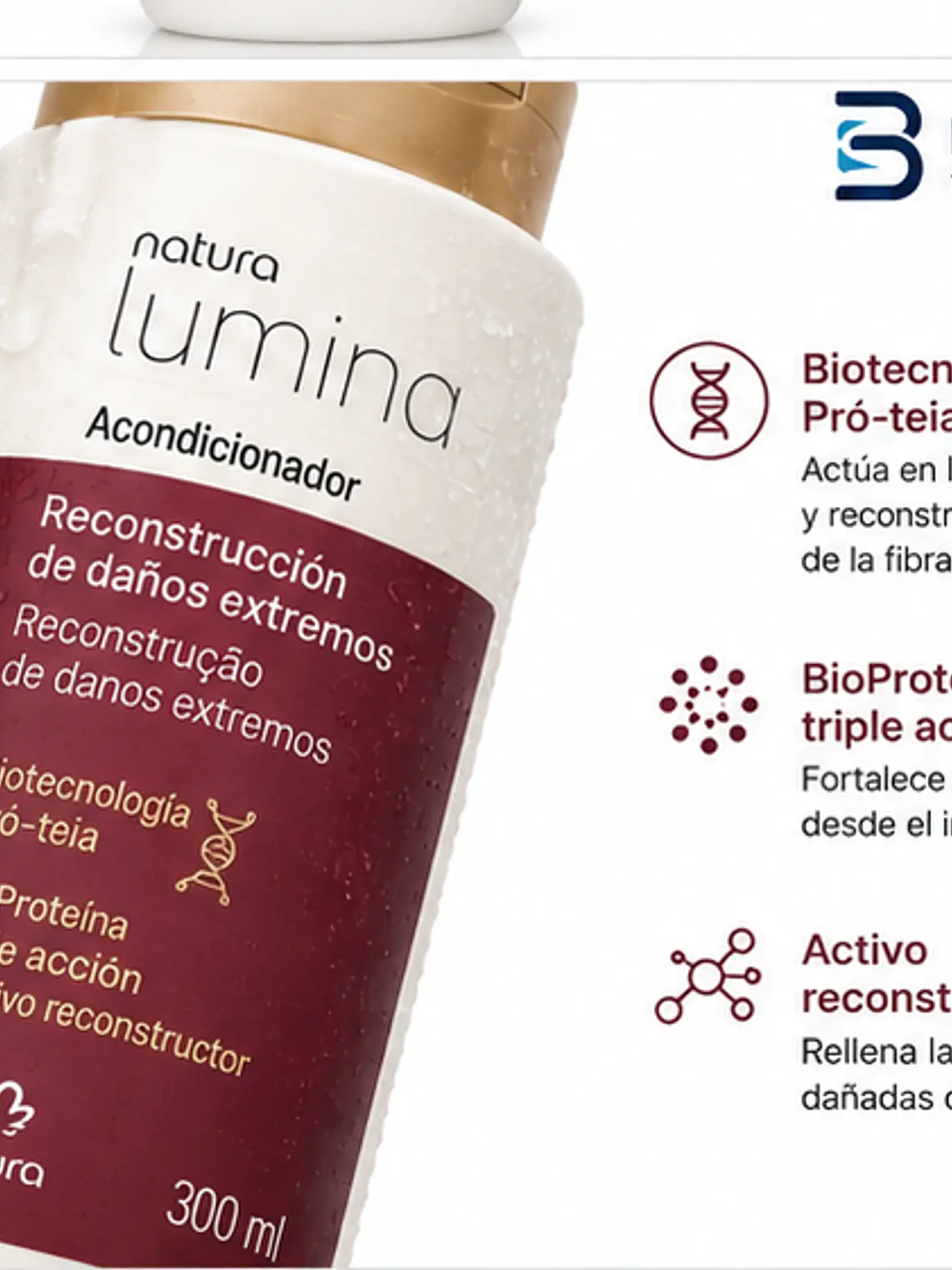 Acondicionador reconstrucción de daños extremos 300 ml 2