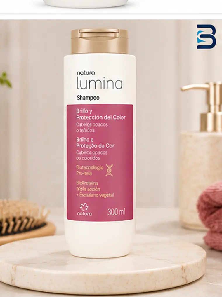 Shampoo brillo y protección del color 300 ml 1