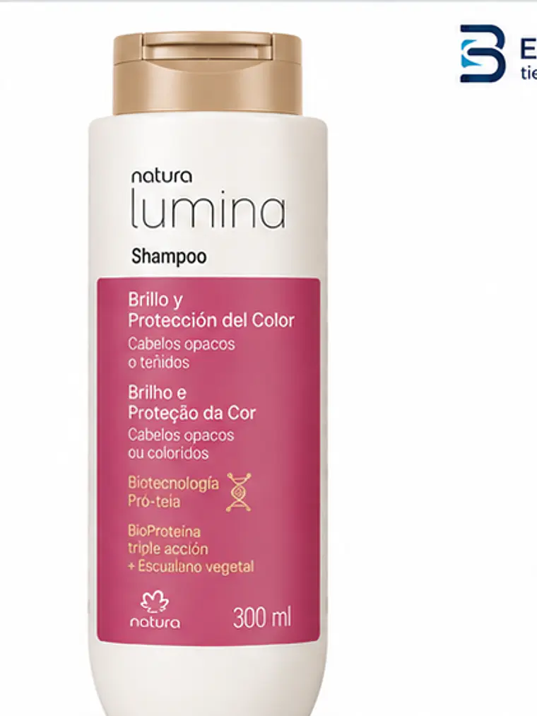 Shampoo brillo y protección del color 300 ml 4