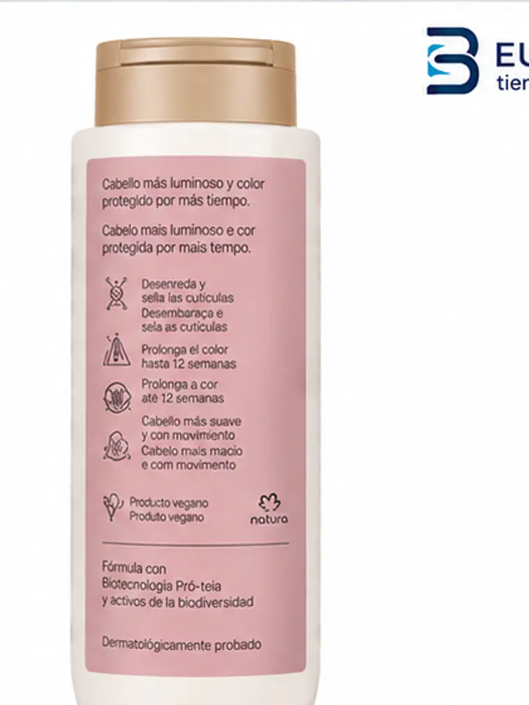 Acondicionador brillo y protección del color 300 ml 3