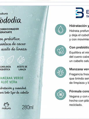 Acondicionador Manzana Verde y Aloe Vera 280 ml