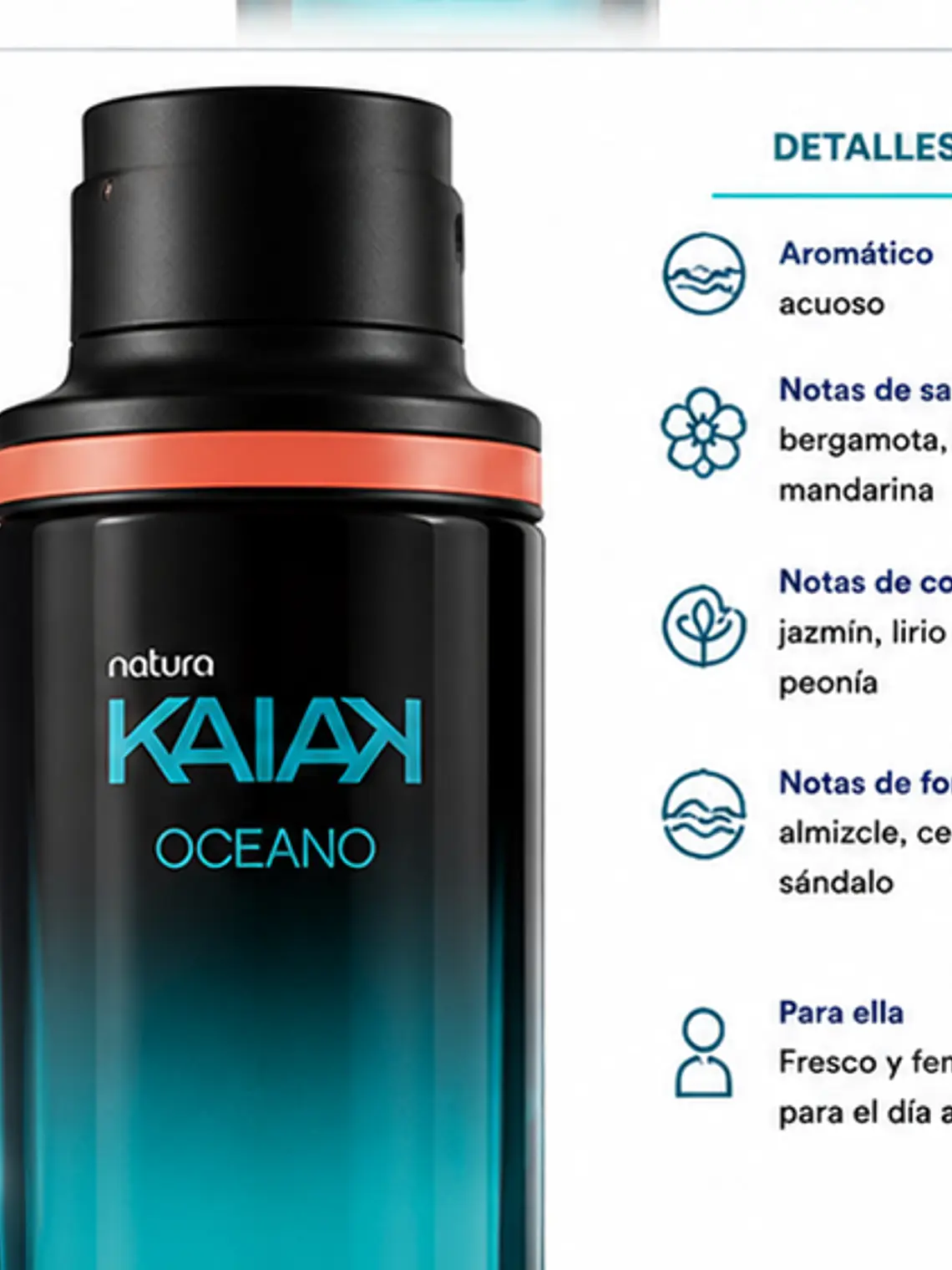Natura Kaiak Océano Femenino 100 ml 2