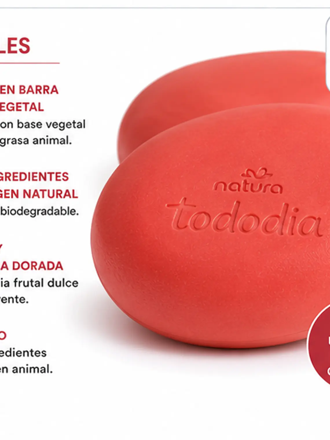 Tododia Jabones Fresa y Vainilla Dorada 5 x 90 g 2