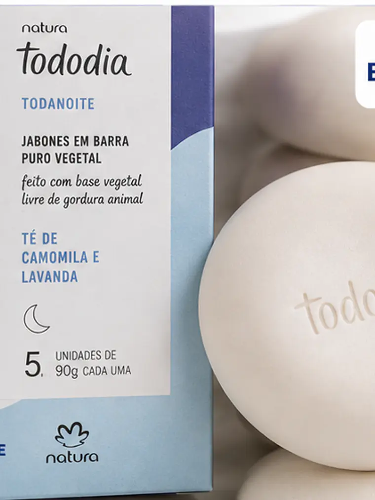 Natura Tododia/Todanoite Jabón Té de Manzanilla y Lavanda 5 x 90 g 2