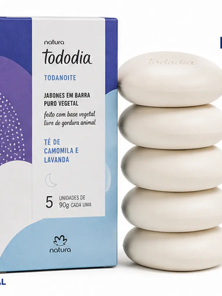 Natura Tododia/Todanoite Jabón Té de Manzanilla y Lavanda 5 x 90 g 4