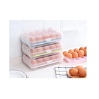 Organizador De Huevos, Caja Para 15 Unidades Huevera 3