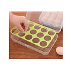 Organizador De Huevos, Caja Para 15 Unidades Huevera 4