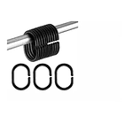 Cortina Baño Impermeable 180x180 Cms + 12 Ganchos  2