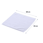 Set 3 Toallas De Mano De 68 X 32 Cm Color Blanco Baño 3