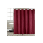 Cortina De Baño 100% Impermeable + 12 Ganchos/argollas Vino 1