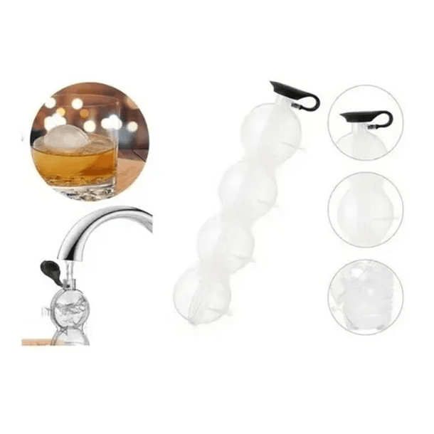 Molde Para Hielo Esfera Cubetera Hielos Para Whisky Cubeta