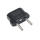 10 Adaptador Enchufe Universal Europeo Americano Negro 3