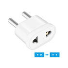 10 adaptador Enchufe Europeo Americano A Nacional 250v -1500w Blancos 1