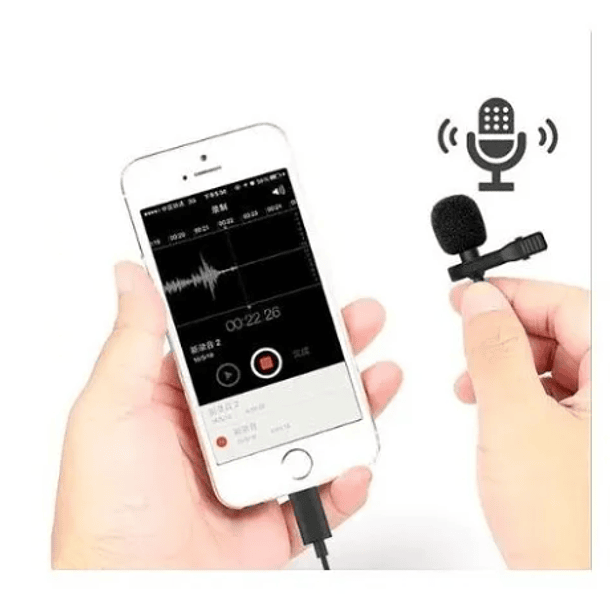 Micrófono Condensador Lavalier Solapa Para Celulares Tiktok 6