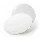 Set 6 Bandeja Base Redonda Torta Pastel Cartón 32 Cm Plateado 1