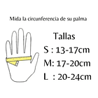 Guantes Compresión Artritis Medio Dedo, fibra Cobre Talla S,M 4