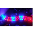 Letra Led 17 Cm Decorativa Luz Con Entrada Usb O Pila Aaa 2